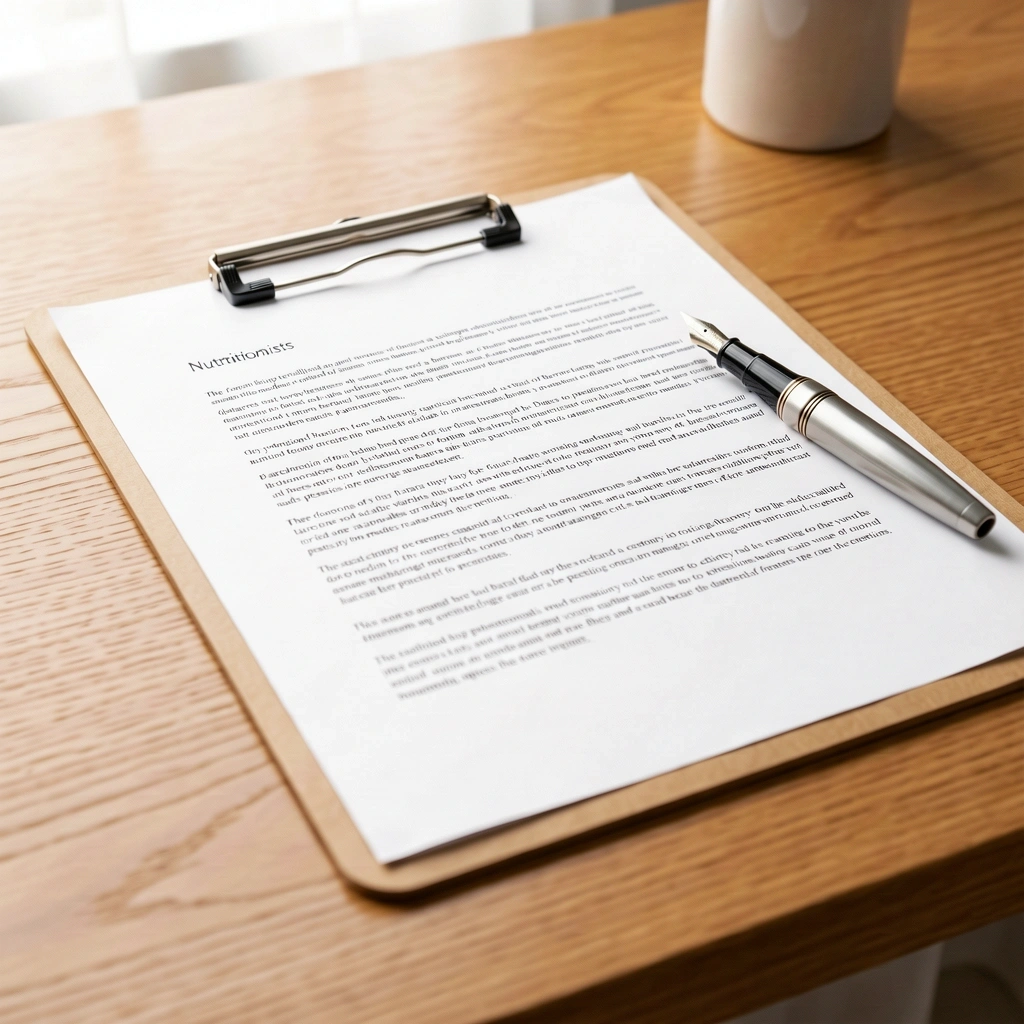 Documentazione professionale Equilibrio Alimentare